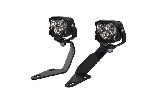 Morimoto 4Banger Ditch Light Kit: 10-13 4Runner (HXB White Flood Beam)