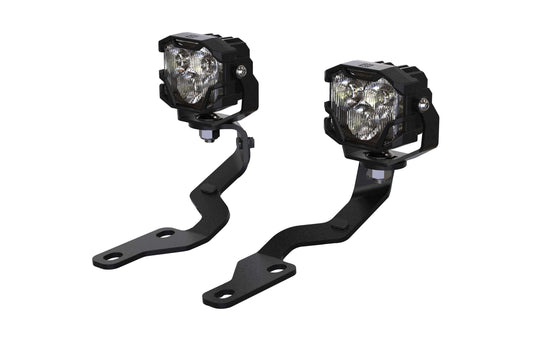 Morimoto 4Banger Ditch Light Kit: 07-13 Tundra (HXB White Flood Beam)