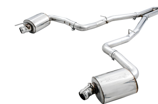 AWE Touring Edition Exhaust for 15+ Challenger 6.4 / 6.2 SC - Stock Tips