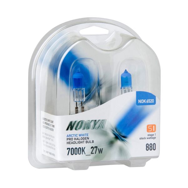 880: Nokya Pro Halogen 27w (Arctic White; Pair)