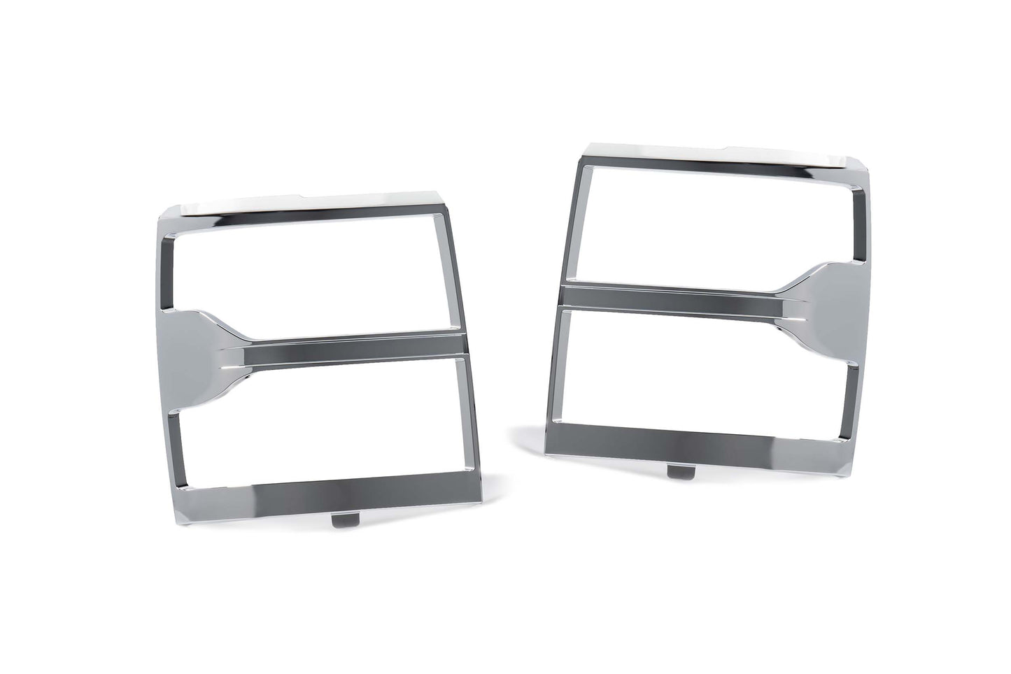 XB Headlight Trim Bezels: LF543  (Pair / Chrome)