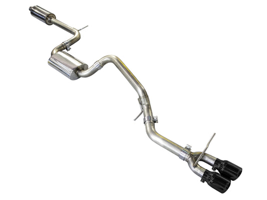 AWE Touring Edition Exhaust for VW MK7 Golf SportWagen - Diamond Black Tips (90mm)