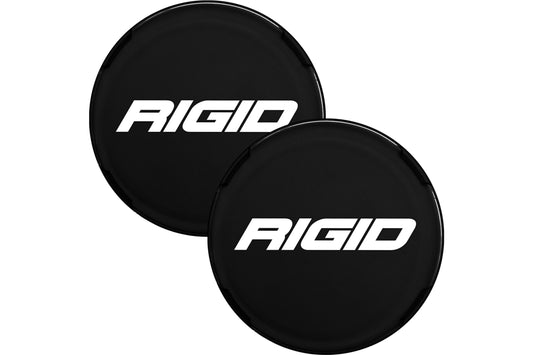 Rigid Light Cover: (360-Series / 4in / Black / Pair)