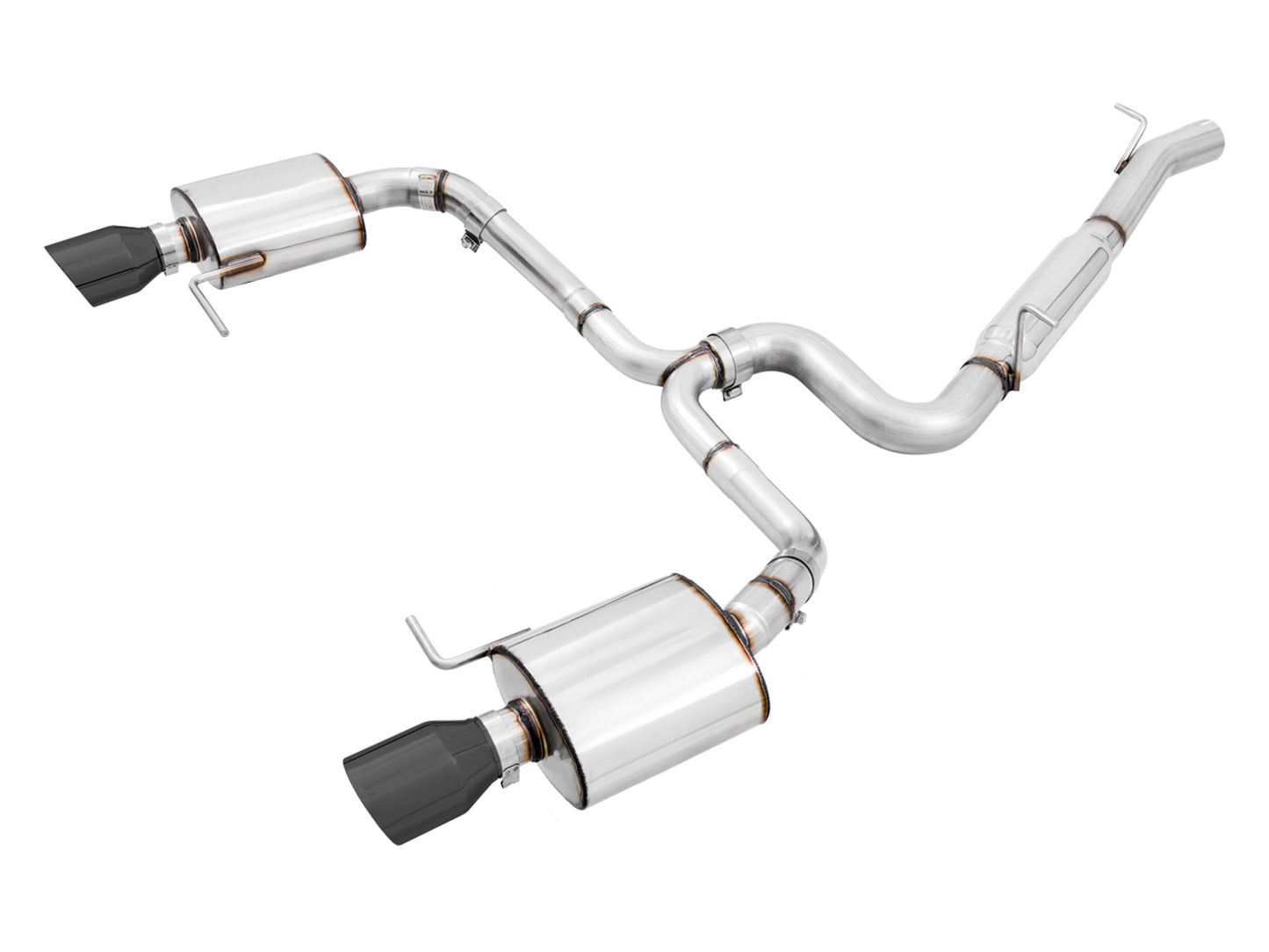 AWE Touring Edition Exhaust for VW Golf Alltrack / Sportwagen 4Motion - Diamond Black Tips