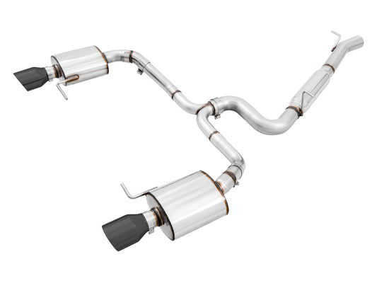 AWE Touring Edition Exhaust for VW Golf Alltrack / Sportwagen 4Motion - Diamond Black Tips