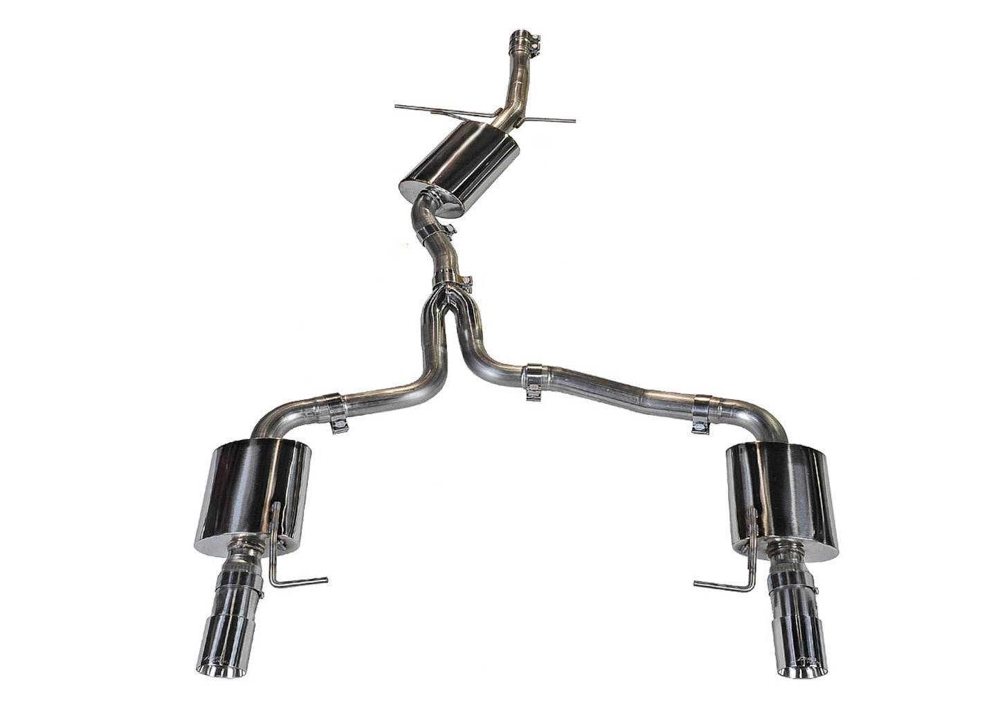 AWE Touring Edition Exhaust for B8.5 Allroad - Dual Outlet, Diamond Black Tips