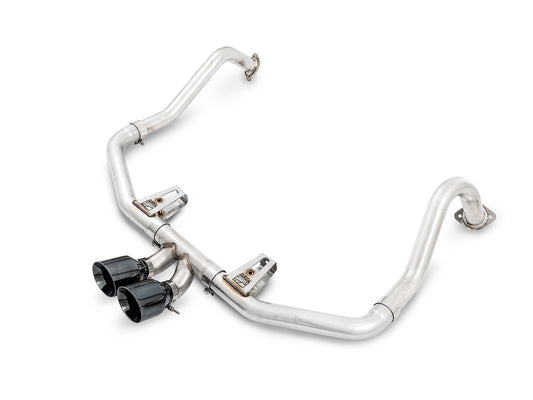 AWE Track Edition Exhaust for Porsche 718 Boxster / Cayman - Diamond Black Tips