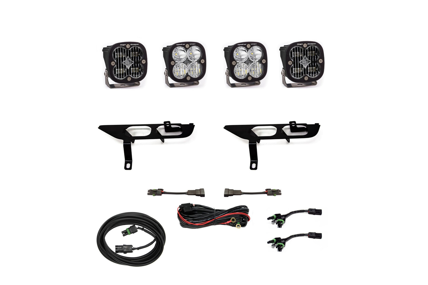 BD LED Fog Kit: 21+ F-150 (SAE Amber / Pro w/ Upfitter)