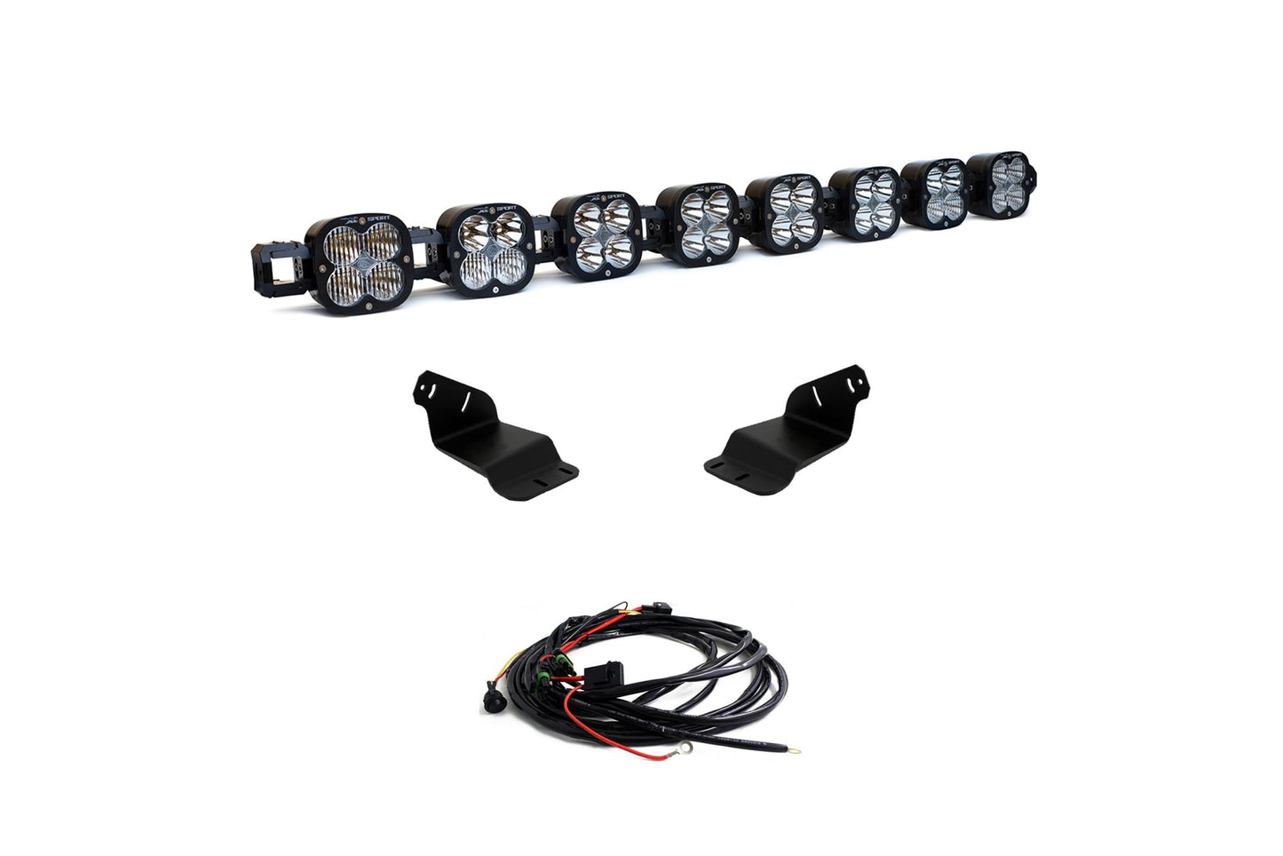 BD Roof Mount LED System: 21+ Bronco (50in OnX6 Dual Control w/ Upfitter)