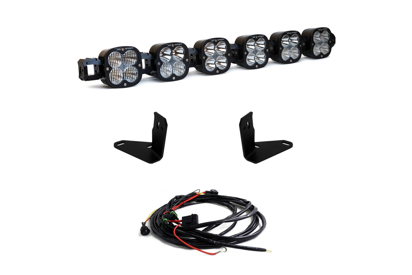 BD Bumper Mount LED System: 21+ Bronco (w/ Steel Bumper) 6x XL w/ Upfitter