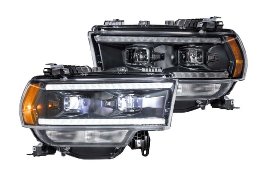 XB Hybrid LED Headlights: Dodge Ram HD (2019+) (Pair / ASM)