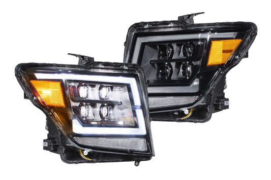 XB LED Headlights: Nissan Titan (16-22) (Pair / ASM)