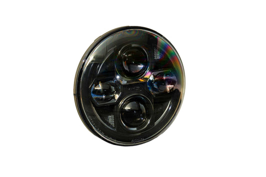 Sealed Beam: Morimoto Sealed7 2.0 (Black) (7in Round)