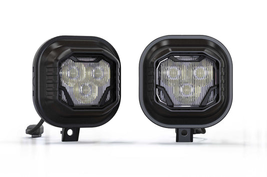 Morimoto 4Banger Fog Light Kit: 99-16 Super Duty (HXB White Spot Beam)