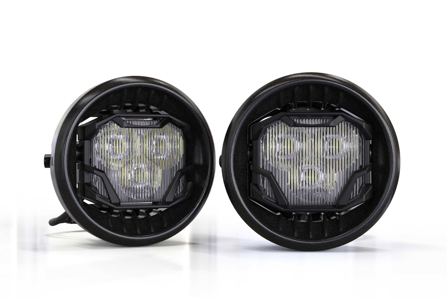 Morimoto 4Banger Fog Light Kit: 05-11 Tacoma (HXB White SAE Wide Beam)