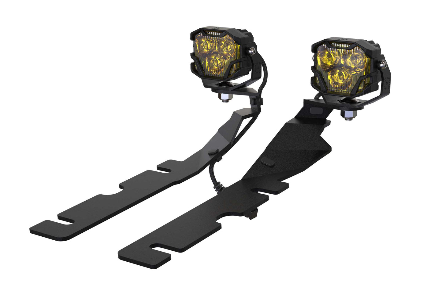 Morimoto 4Banger Ditch Light Kit: 09-18 Ram (HXB Yellow Combo Beam)