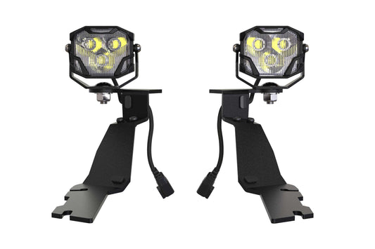 Morimoto 4Banger Ditch Light Kit: 19+ Ram HD (NCS Yellow Combo Beam)