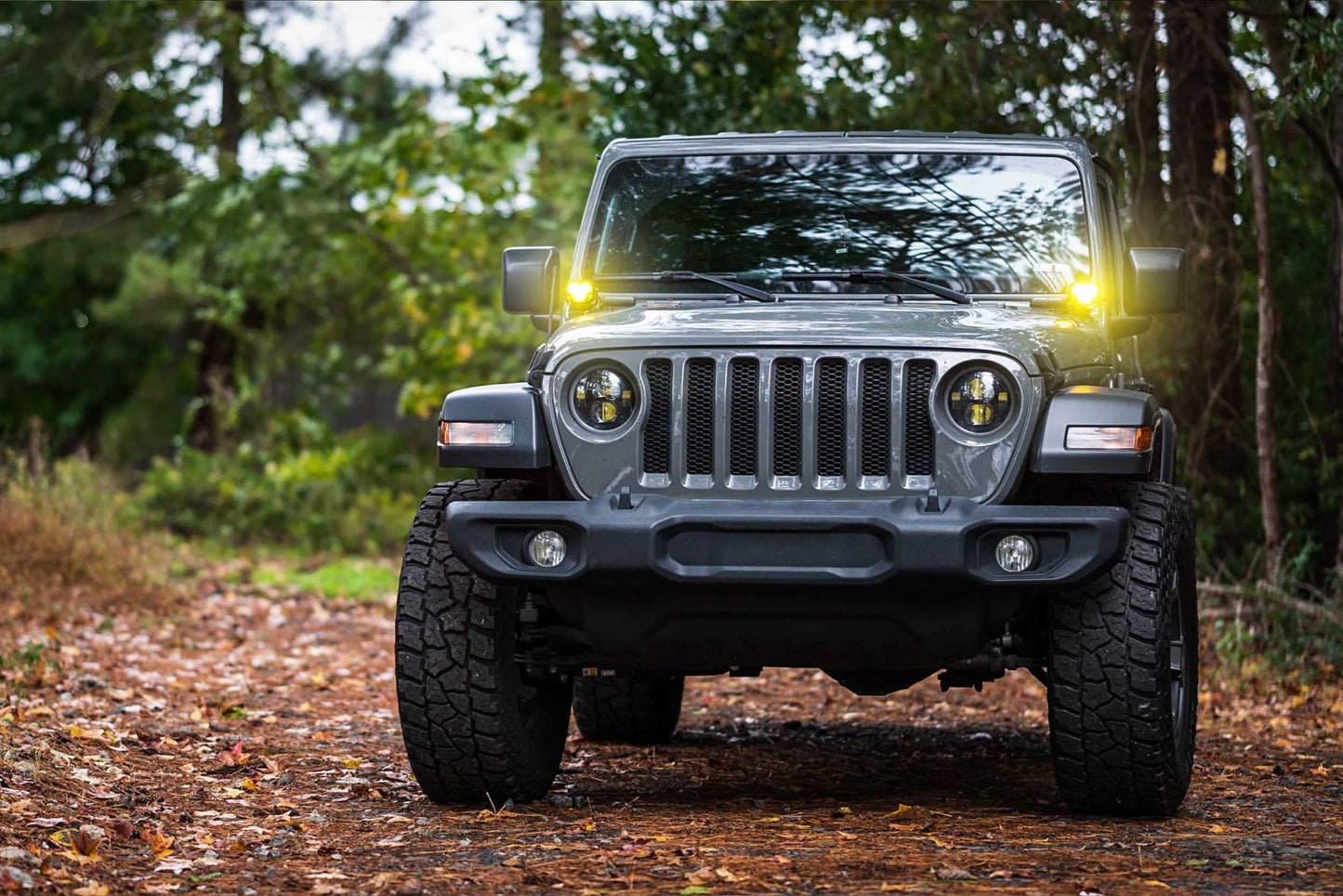 Morimoto 4Banger Ditch Light Kit: Wrangler JL (NCS White Spot Beam)