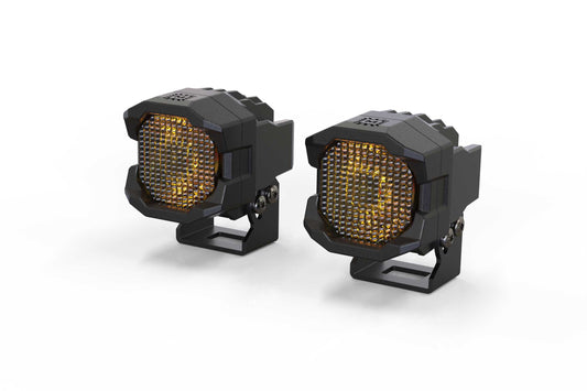 Morimoto 1Banger HXB LED Pod (Flood / Yellow)(Pair)