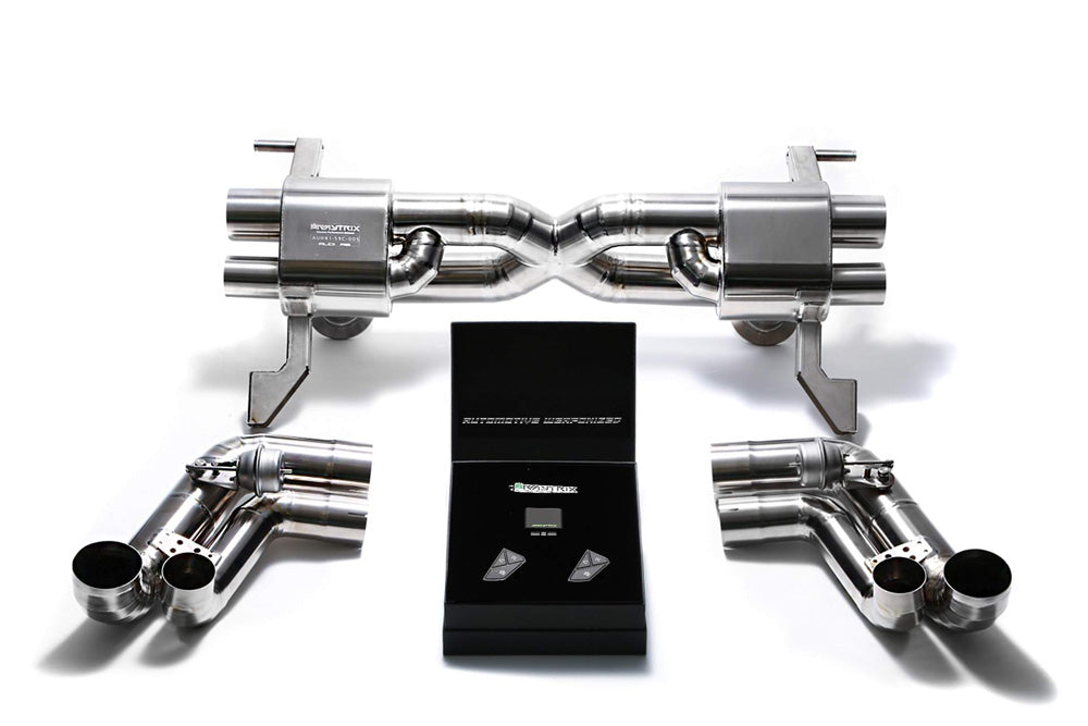 ARMYTRIX Titanium Valvetronic Exhaust System Audi R8 V10 5.2L FSI 2009-2013