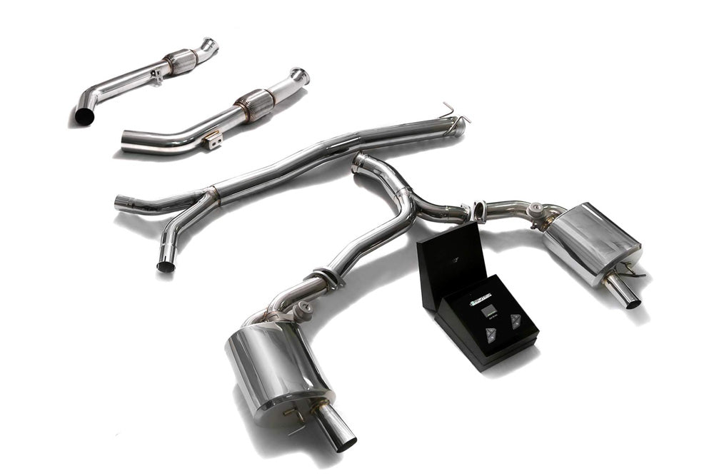 ARMYTRIX Stainless Steel Valvetronic Catback Exhaust System for OEM Diffuser Mercedes-Benz C400 | C450 | C43 AMG W205 2015-2021