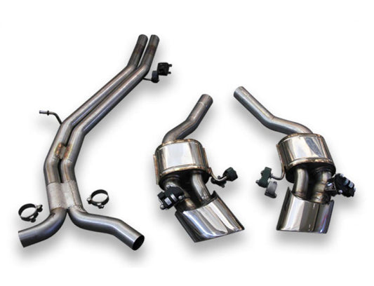 Tubi Style Exhaust w/Polished Oval Tips Audi RS4 Avant | RS5 Sportback B9 2018-2023