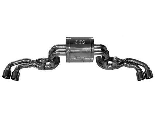 Tubi Style Complete Exhaust No Valve Ferrari 360 Challenge Stradale 03-05