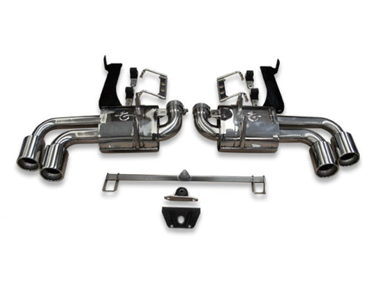 Tubi Style Double Homologated Exhaust w/Valves Ferrari F430 Coupe | Spider 04-09