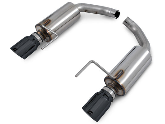 AWE Touring Edition Axle-back Exhaust for S550 Mustang EcoBoost - Diamond Black Tips