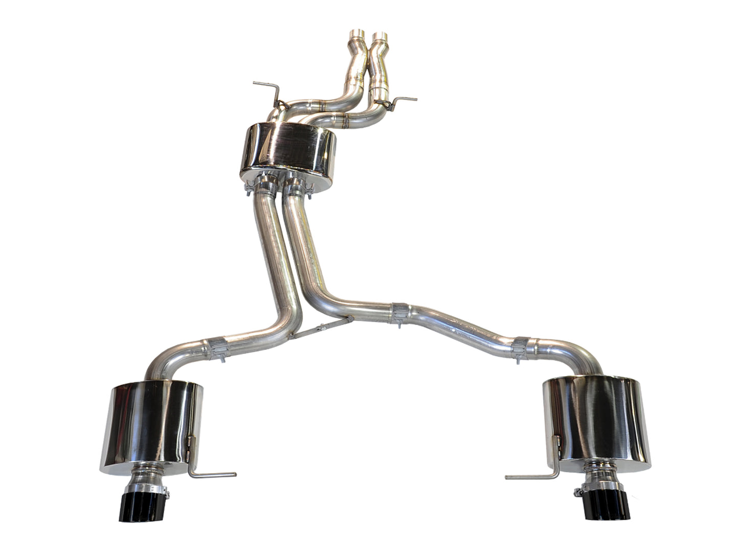 AWE Touring Edition Exhaust for 8R Q5 3.0T Dual Outlet, Diamond Black Tips