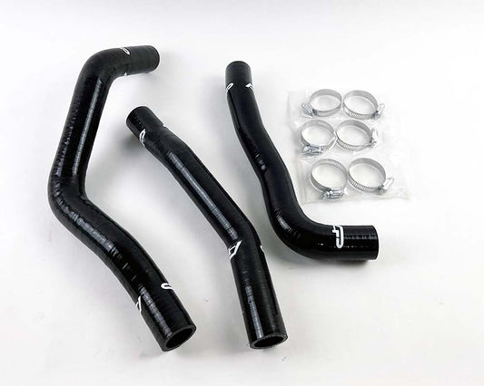 Agency Power 3pc Silicone Radiator Hose Kit Black Mitsubishi EVO X 2008-2015